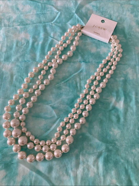 J. Crew Factory Jewelry - JCrew Factory multi strand pearl statement necklace